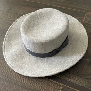 Gray Wool Hat